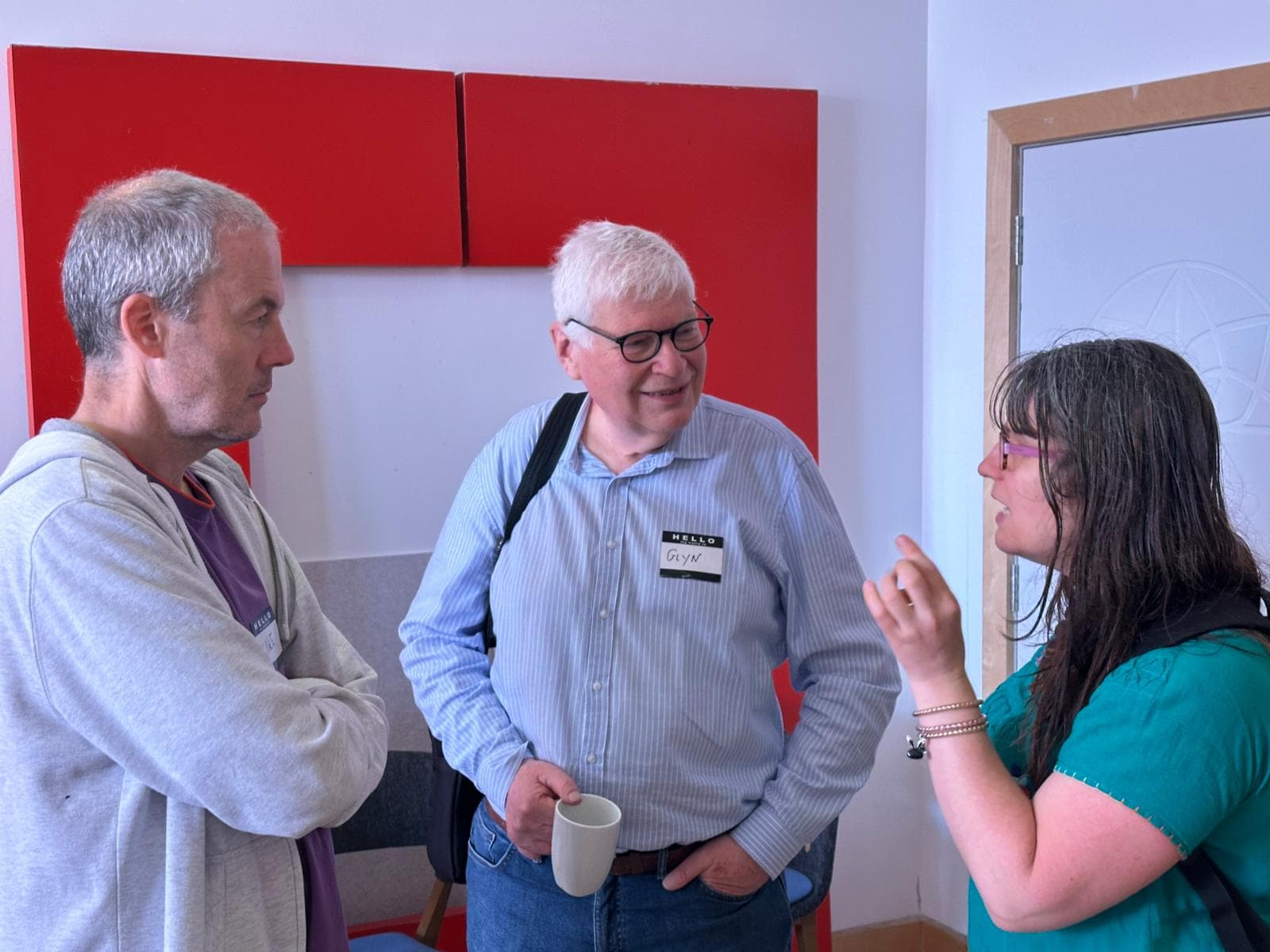 Cardiff chapter members networking at Latte Lounge event
