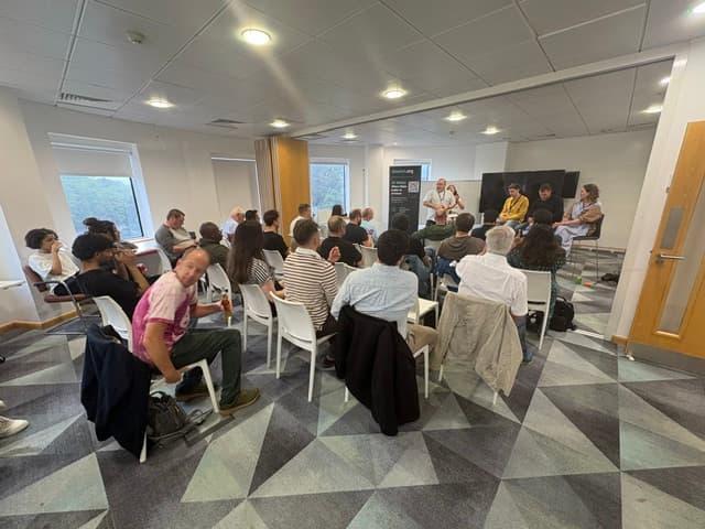 Wide view of the room at What Employers Are Really Looking For